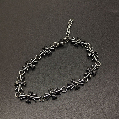 Chrome Hearts Retro Cross Flower Classic Bracelet