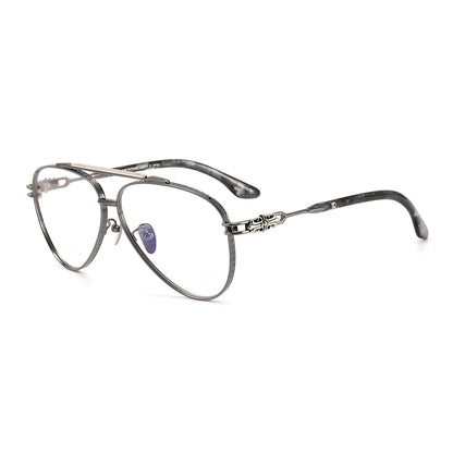 CHH Chrome Hearts Glasses Vintage Fashion Double Beam Glasses Frame