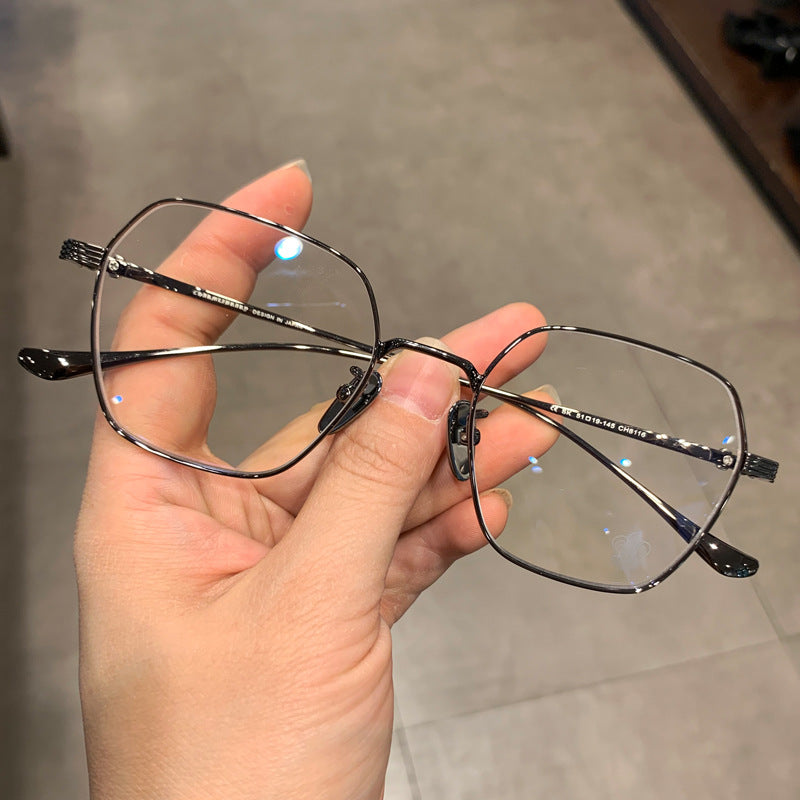 CHH Chrome Hearts Glasses Ultra Light Retro Simple Myopia Glasses Frame