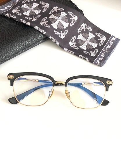 CHH Chrome Hearts Glasses Light Luxury Classic Vintage Full Frame Glasses Frame