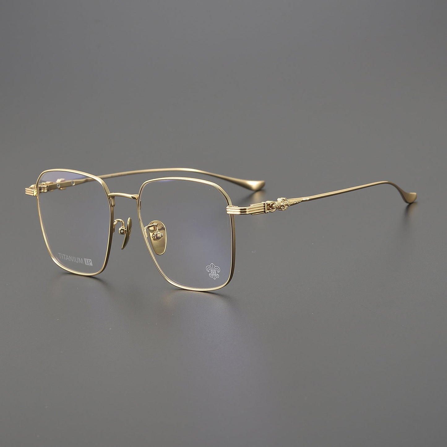 CHH Chrome Hearts Glasses Versatile Titanium Frame Ultra Light Box Glasses Frame