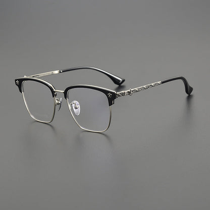 CHH Chrome Hearts Glasses frame fashion engraved large face small