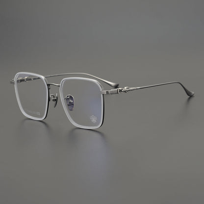 CHH Chrome Hearts Glasses Light Luxury Carved Pure Titanium Myopia Glasses Frame