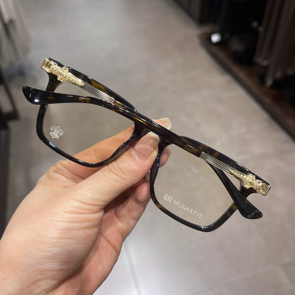 CHH Chrome Hearts Glasses Square Full Frame Personalized Myopia Glasses Frame