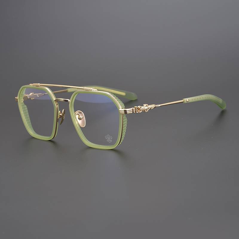 CHH Chrome Hearts Glasses Artistic Vintage Versatile Polygon Glasses Frames