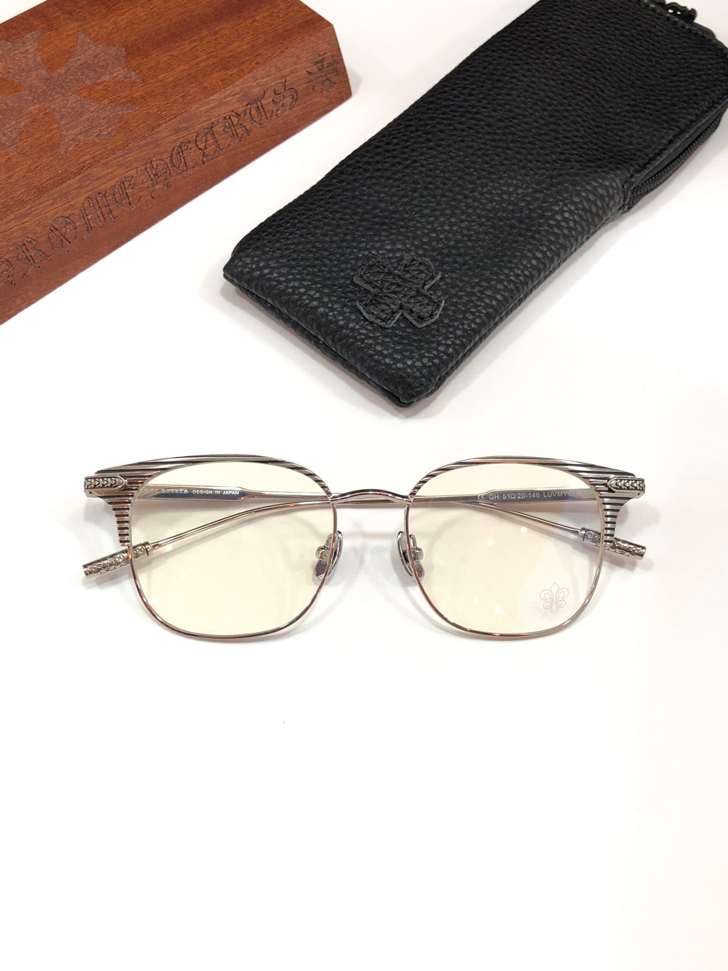 CHH Chrome Hearts Glasses Stylish Exquisite Simple Business Myopia Glasses Frame