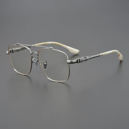 CHH Chrome Hearts Glasses Japanese pure titanium double beam myopia glasses frame