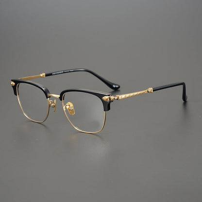 CHH Chrome Hearts Glasses Versatile Ultra Light Titanium Business Glasses Frame