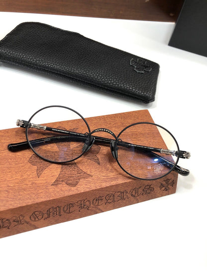 CHH Chrome Hearts Glasses Vintage Small Fresh Round Frame Glasses Frame