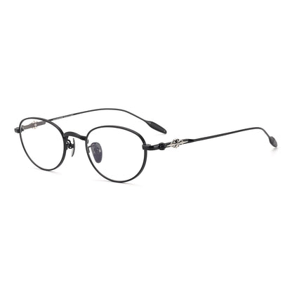 CHH Chrome Hearts Glasses Cat's Eye Personality Japanese Versatile Myopia Glasses Frame