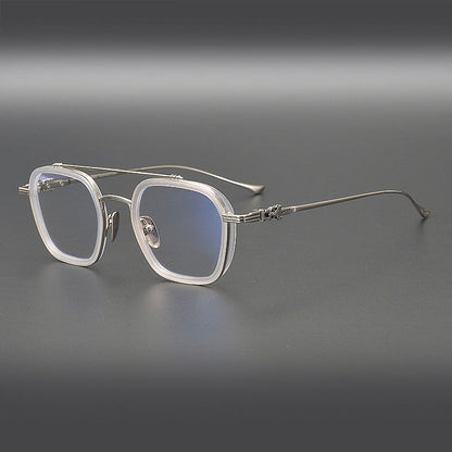 CHH Chrome Hearts Glasses Double-bridge Square Eyeglass Frames