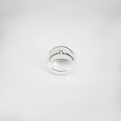 Chrome Hearts retro dark style six-pointed star closed ring