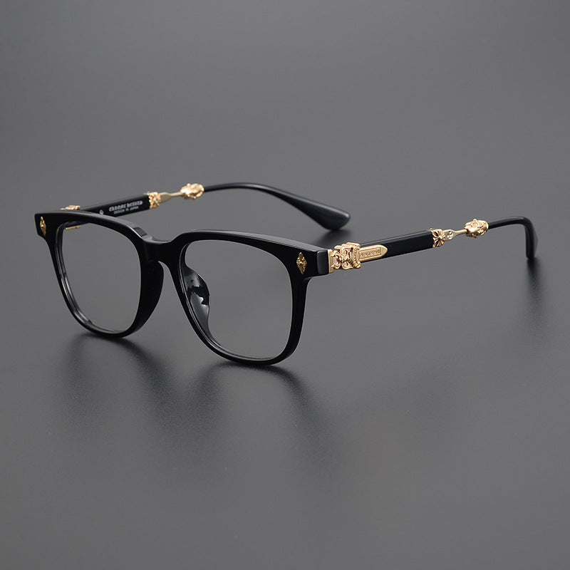 CHH Chrome Hearts Glasses vintage plate literary glasses frame big face