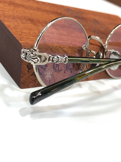 CHH Chrome Hearts Glasses Vintage Small Fresh Round Frame Glasses Frame