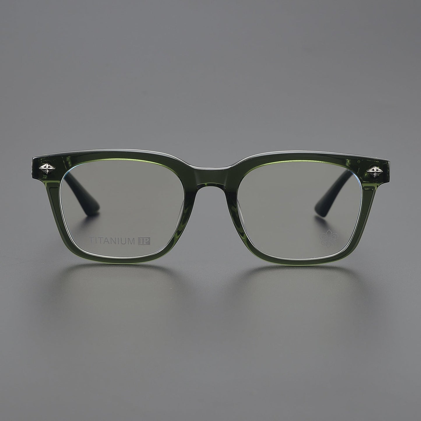 CHH Chrome Hearts Glasses Plain Silver Versatile Flat Mirrors Myopia Glasses Frame