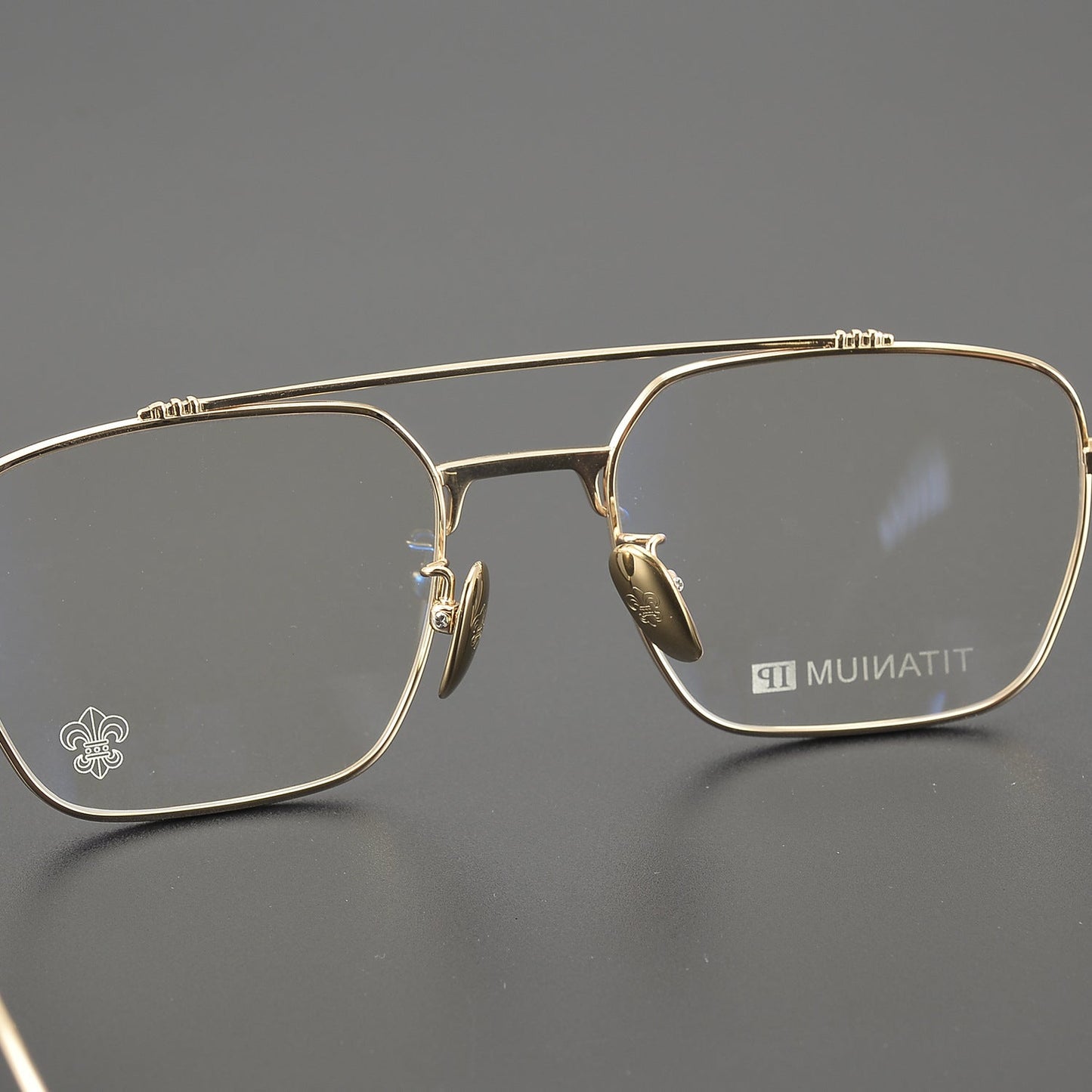 CHH Chrome Hearts Glasses Toad Mirror Double Beam Full Frame Glasses Frame
