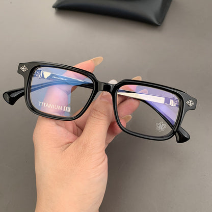 CHH Chrome Hearts Glasses Vintage Pure Titanium Square Myopia Glasses Frame