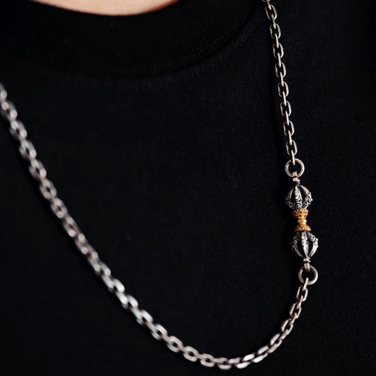 Chrome Hearts Vajra Pestle Necklace