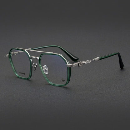 CHH Chrome Hearts Glasses Japanese Handmade Double Beam Glasses Frame Sunglasses