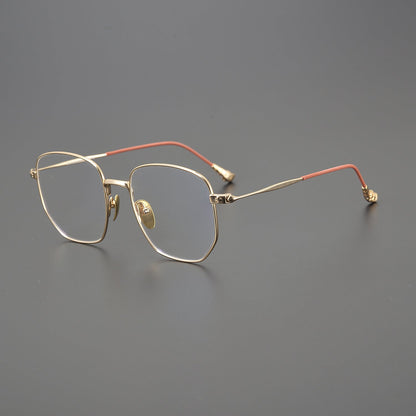 CHH Chrome Hearts Glasses Ultra Light Pure Titanium Silver Fashion Glasses Frame