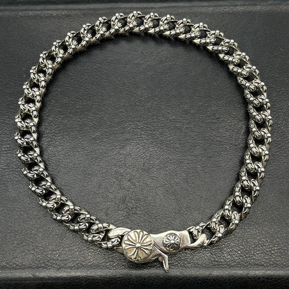 Chrome Hearts lobster clasp Cuban thick necklace