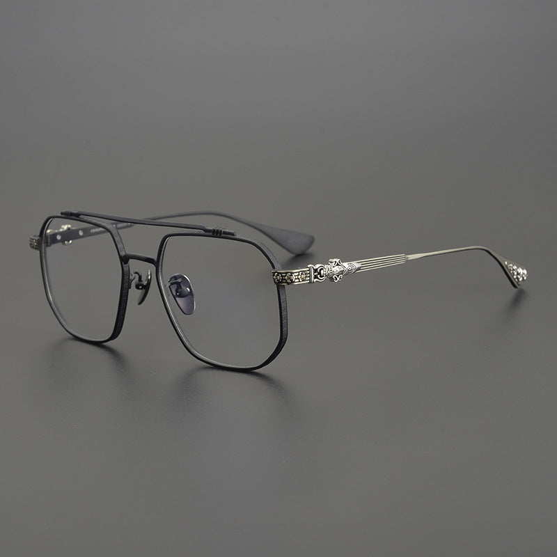CHH Chrome Hearts Glasses Versatile Pilot Vintage Myopia Glasses Frame