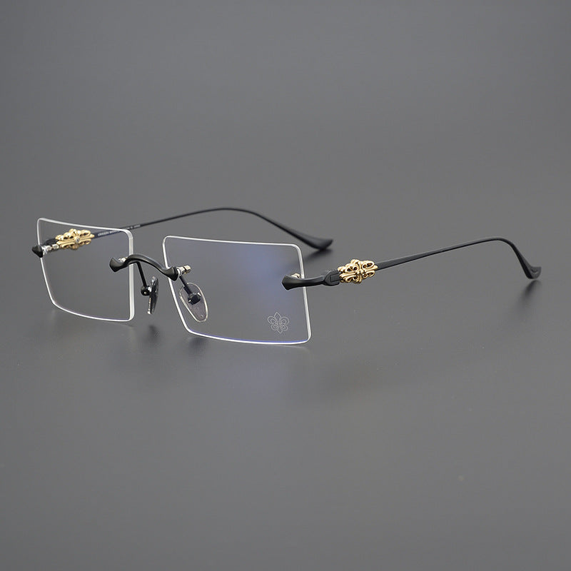 CHH Chrome Hearts Glasses Versatile Ultra Light Radiation Resistant Glasses Frame