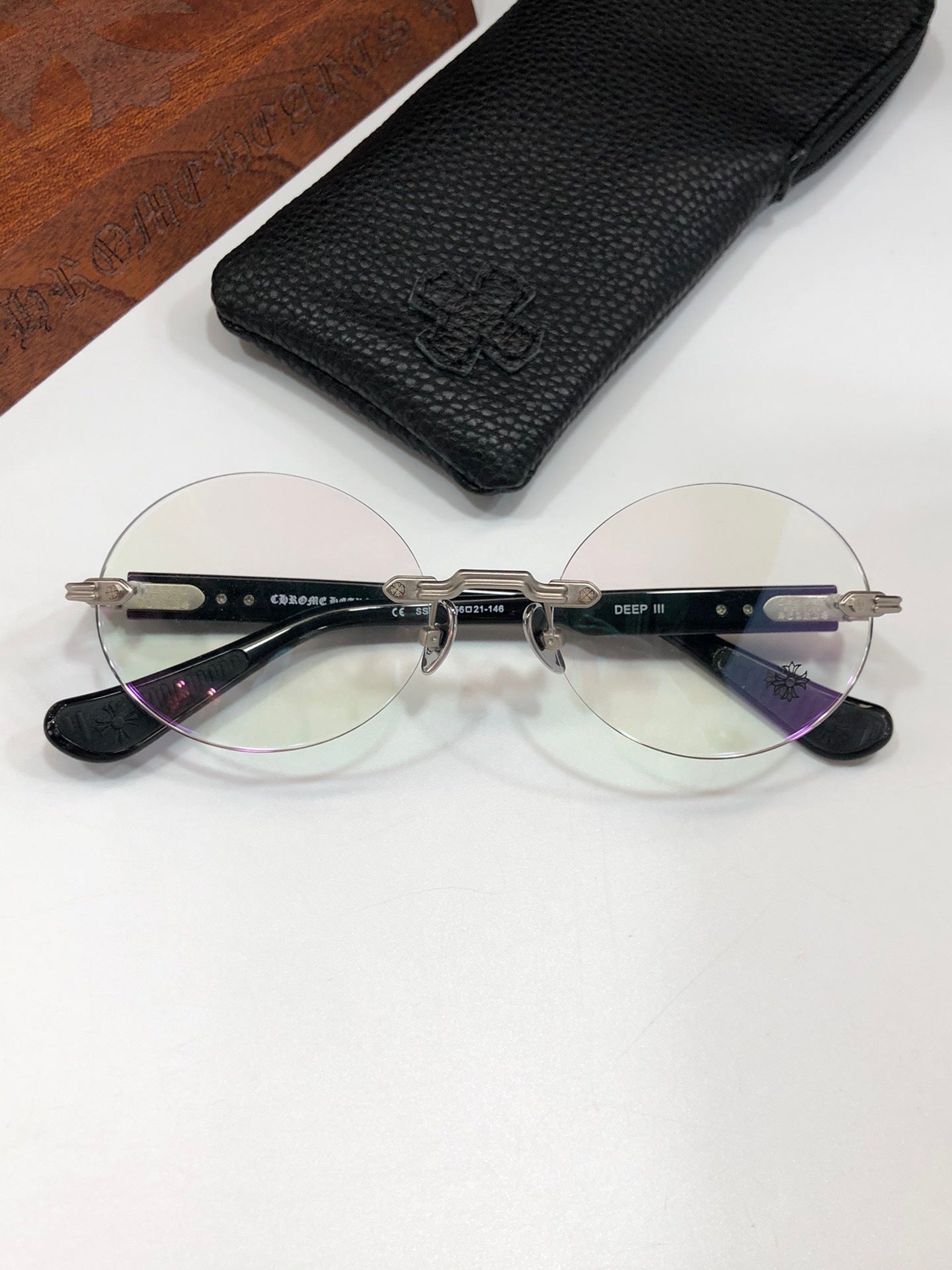 CHH Chrome Hearts Glasses Stylish and exquisite rimless glasses frame