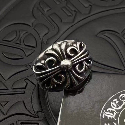 chrome hearts 925 silver retro ring