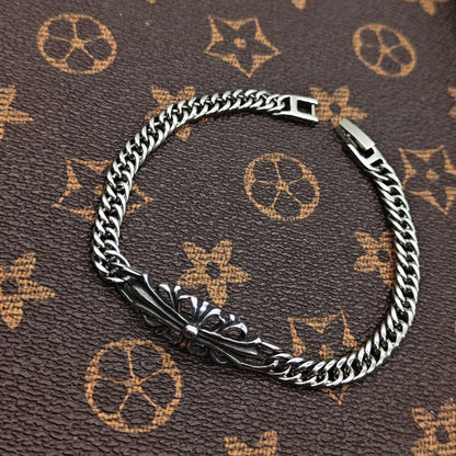 Chrome Hearts 925 Sterling silver retro bracelet