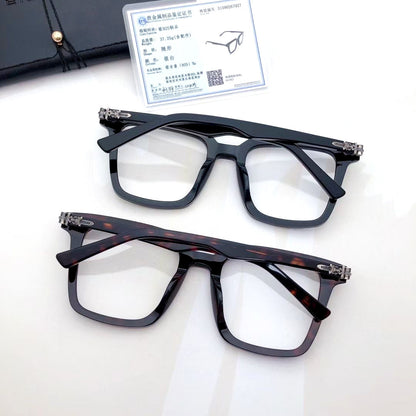 CHH Chrome Hearts Glasses 925 Silver Glasses Frame Extra Large Frame