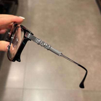 CHH Chrome Hearts Glasses Square Vintage Versatile Glasses Frame