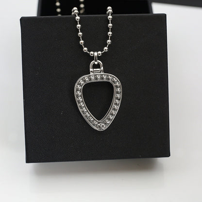 Chrome Hearts cross holy sword box pendant necklace