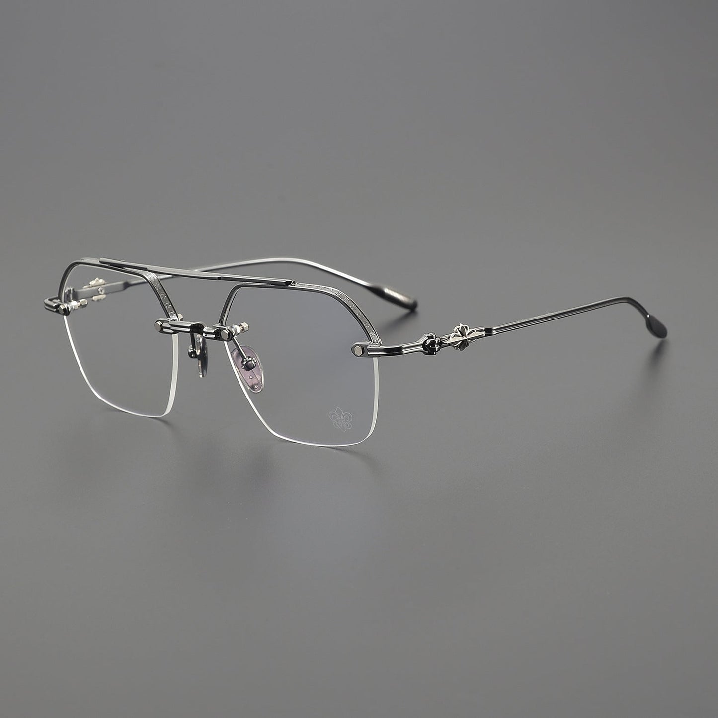 CHH Chrome Hearts Glasses Vintage gold rimless myopia frames