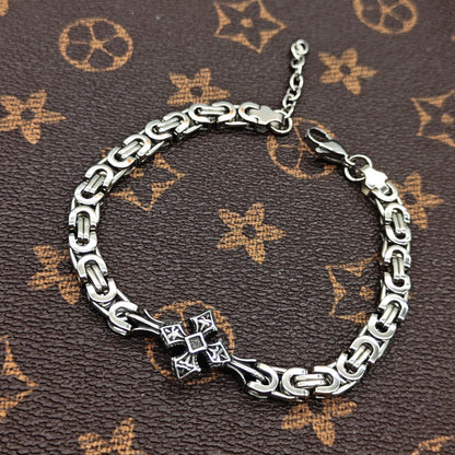 Chrome Hearts 925 Sterling silver retro bracelet