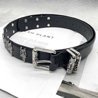 Chh Chrome Heart Belt Punk High Street Man