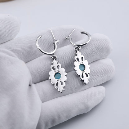 Chrome Hearts sapphire earrings