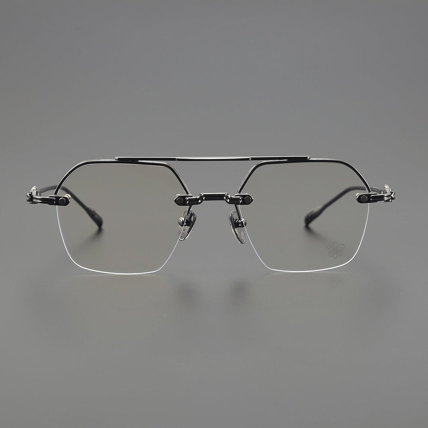 CHH Chrome Hearts Glasses Vintage gold rimless myopia frames