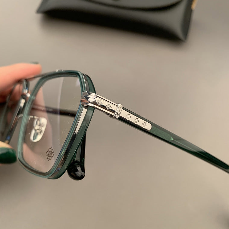 CHH Chrome Hearts Glasses Vintage Myopia Black Frame Ultra Light Glasses Frame