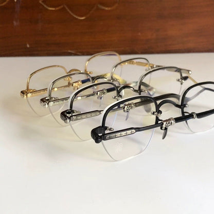CHH Chrome Hearts Glasses Simple and stylish frameless titanium frame