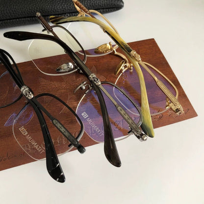 CHH Chrome Hearts Glasses Simple and stylish frameless titanium frame