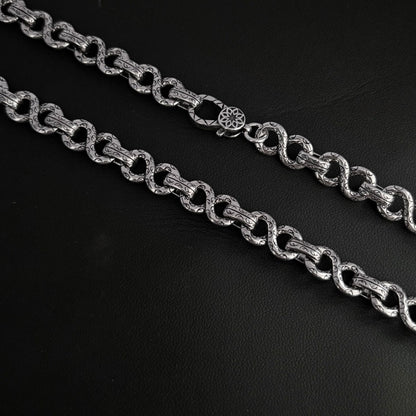 Chrome Hearts Retro Eternal Vine 8-shaped Necklace