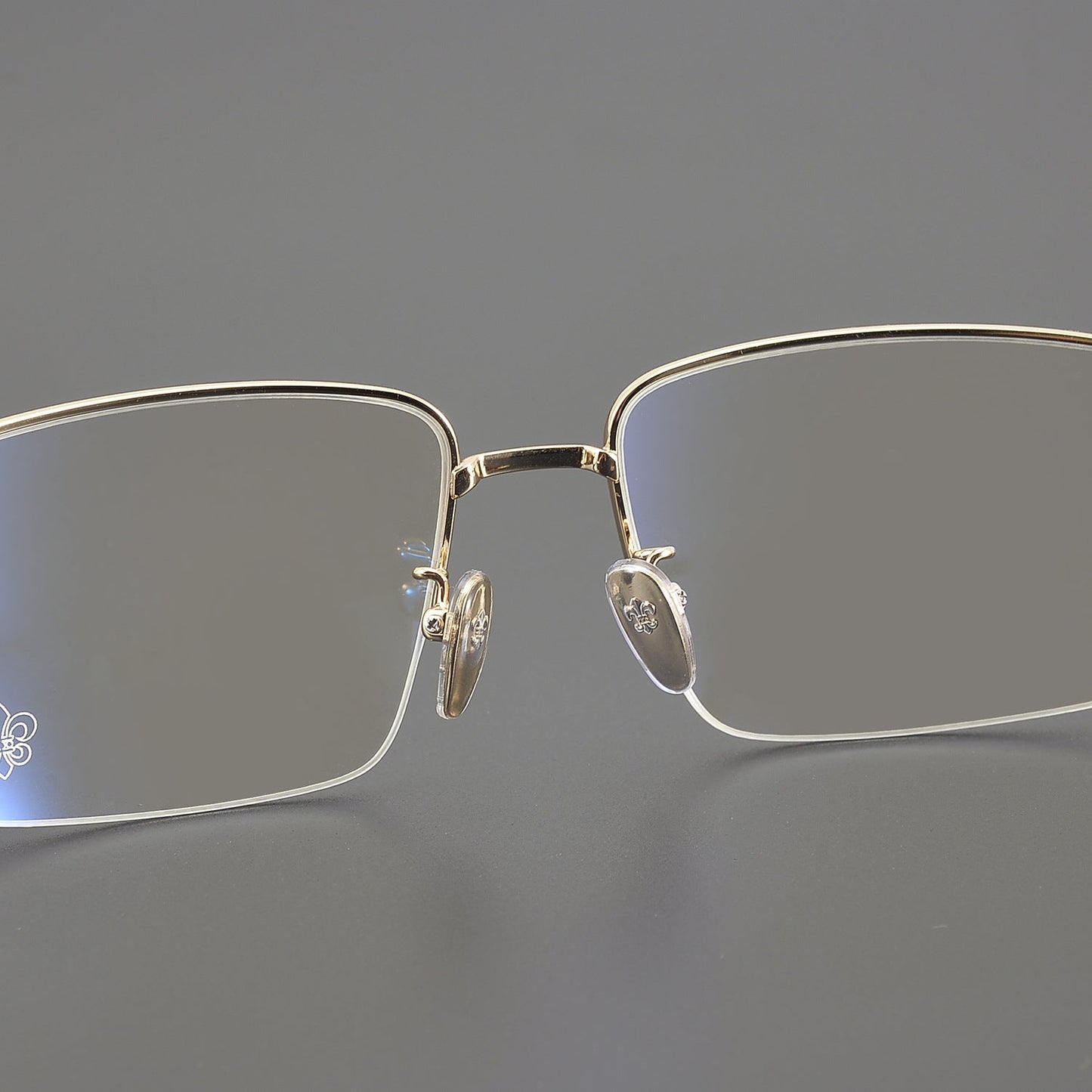 CHH Chrome Hearts Glasses Personalized fashion half frame myopia glasses frame