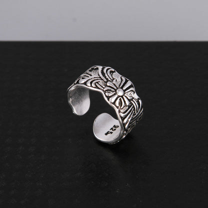 Chrome Hearts Sliver cross original couple ring