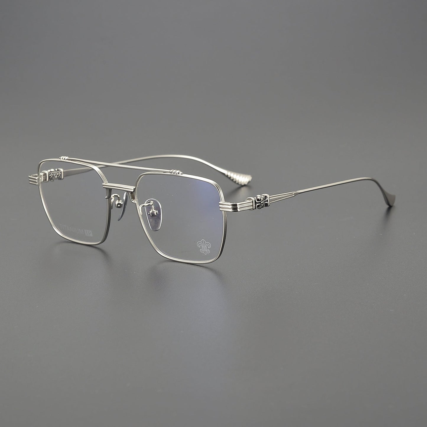 CHH Chrome Hearts Glasses Toad Mirror Double Beam Full Frame Glasses Frame