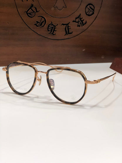 CHH Chrome Hearts Glasses Vintage Fashion Exquisite Titanium Ultra Light Toad Mirror