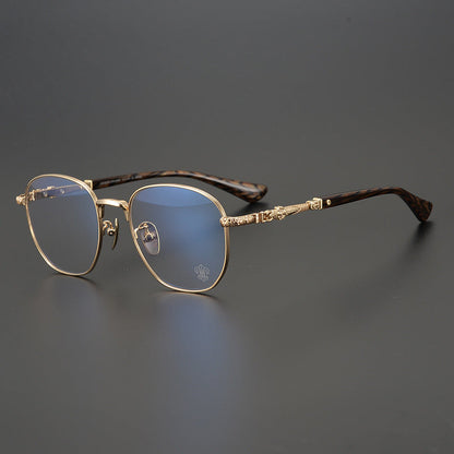 CHH Chrome Hearts Glasses Versatile Engraved Myopia Glasses Frame