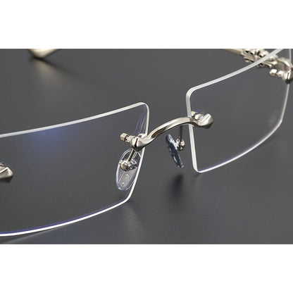 CHH Chrome Hearts Glasses Versatile Ultra Light Radiation Resistant Glasses Frame