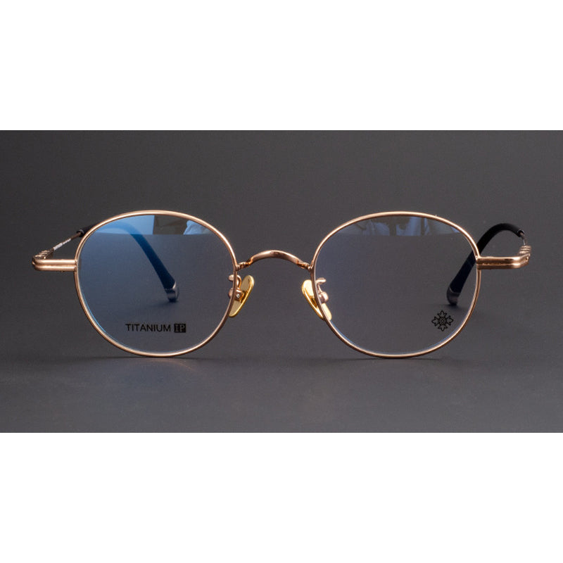 CHH Chrome Hearts Glasses Fashion Exquisite Pure Titanium Ultra Light Round Frame