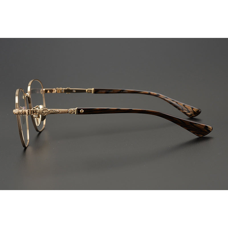 CHH Chrome Hearts Glasses Versatile Engraved Myopia Glasses Frame